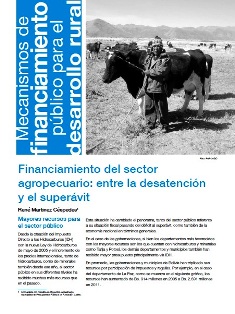 Mecanismos de financiamiento público para el desarrollo rural